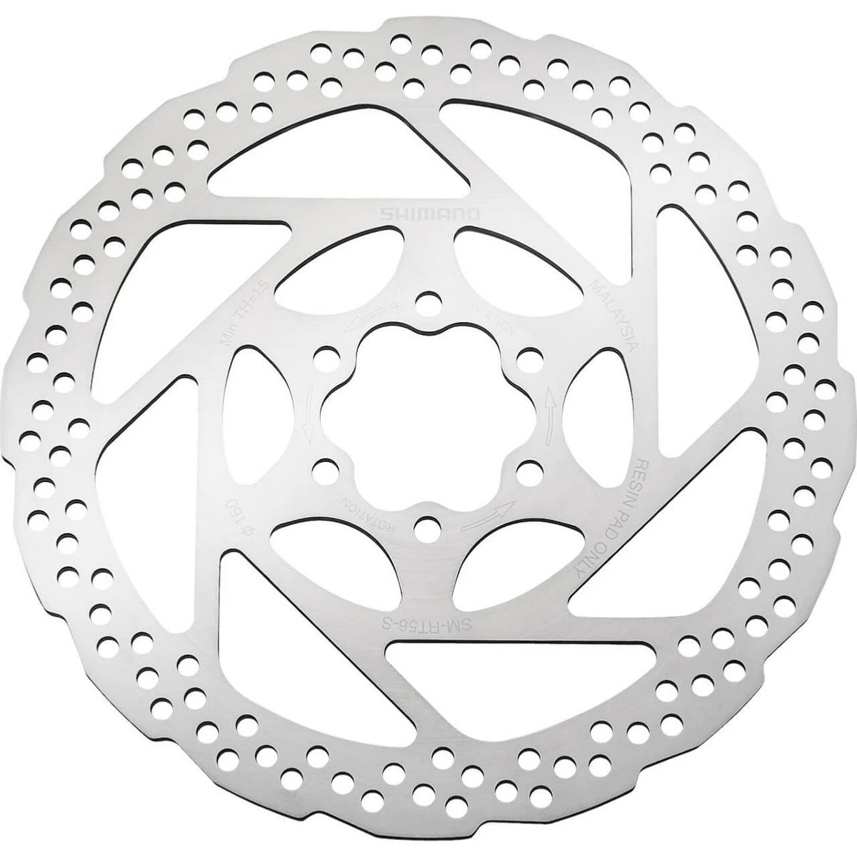 Shimano Disque Frein 180mm 6-Trous SM-RT56 3 Shimano Disque Frein 180mm 6-Trous SM-RT56